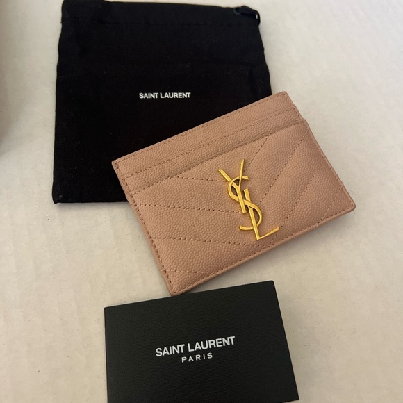 Yves Saint Laurent Accessories Ysl Card Holder Poshmark
